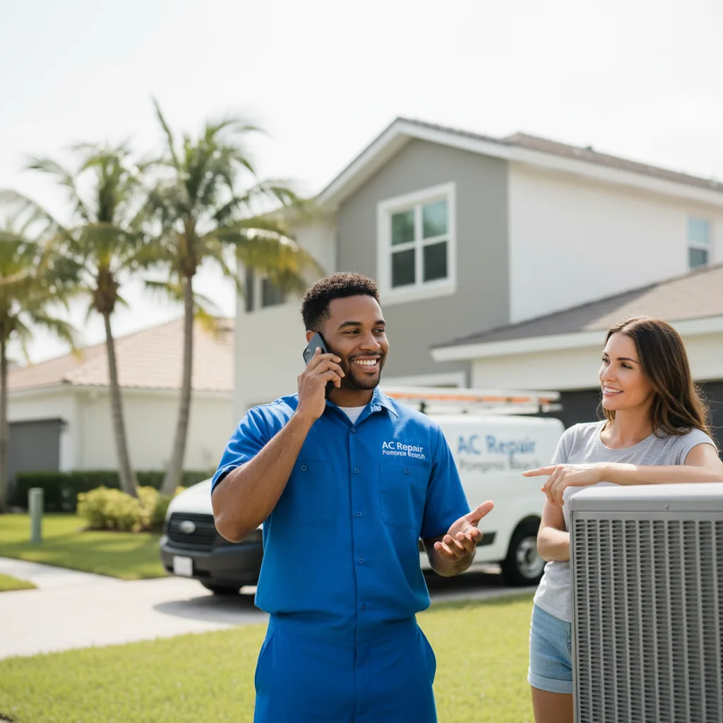 AC Repair Pompano Beach customer support in Flagler Beach